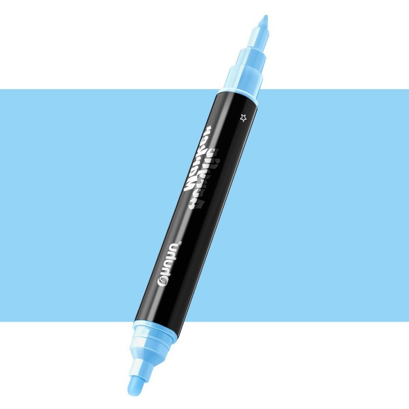 Ohuhu Ακρυλικός Μαρκαδόρος με Διπλή Μύτη  B343 Light Blue