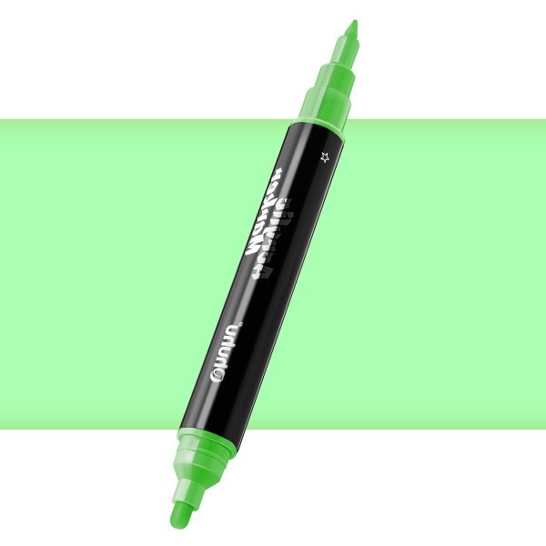 Ohuhu Ακρυλικός Μαρκαδόρος με Διπλή Μύτη  N502 Neon Green