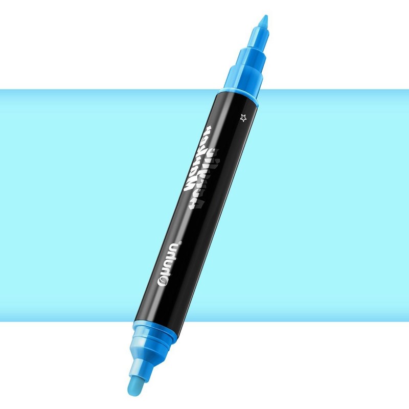 Ohuhu Ακρυλικός Μαρκαδόρος με Διπλή Μύτη  N503 Neon Blue