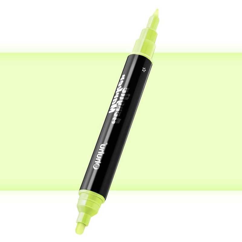 Ohuhu Ακρυλικός Μαρκαδόρος με Διπλή Μύτη  N531 Neon Yellow