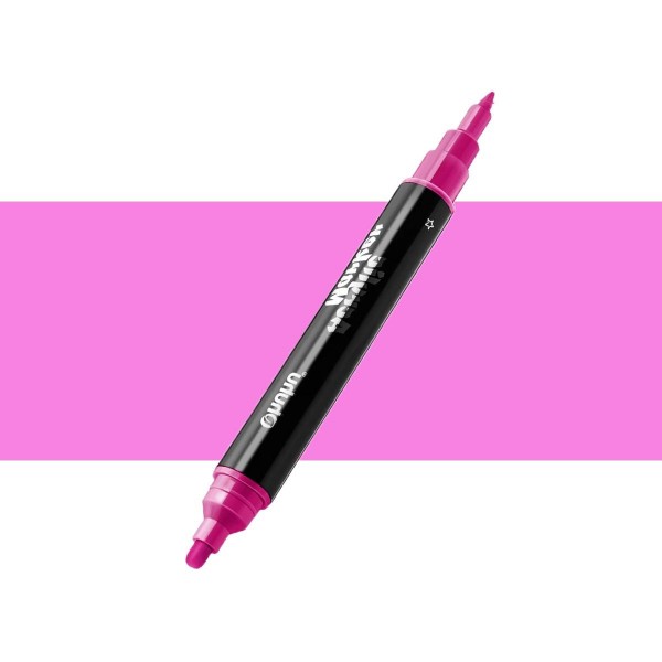 Ohuhu Ακρυλικός Μαρκαδόρος με Διπλή Μύτη  N802 Neon Rose