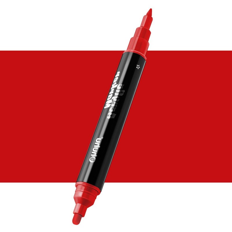 Ohuhu Ακρυλικός Μαρκαδόρος με Διπλή Μύτη  R003 Red