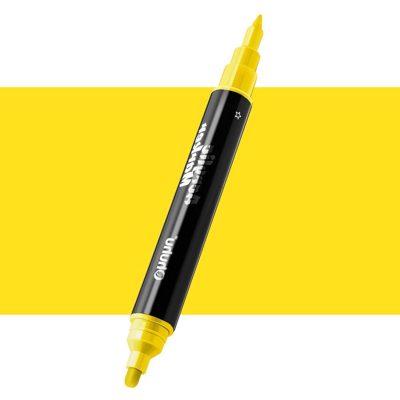 Ohuhu Ακρυλικός Μαρκαδόρος με Διπλή Μύτη  Y108 Lemon Yellow