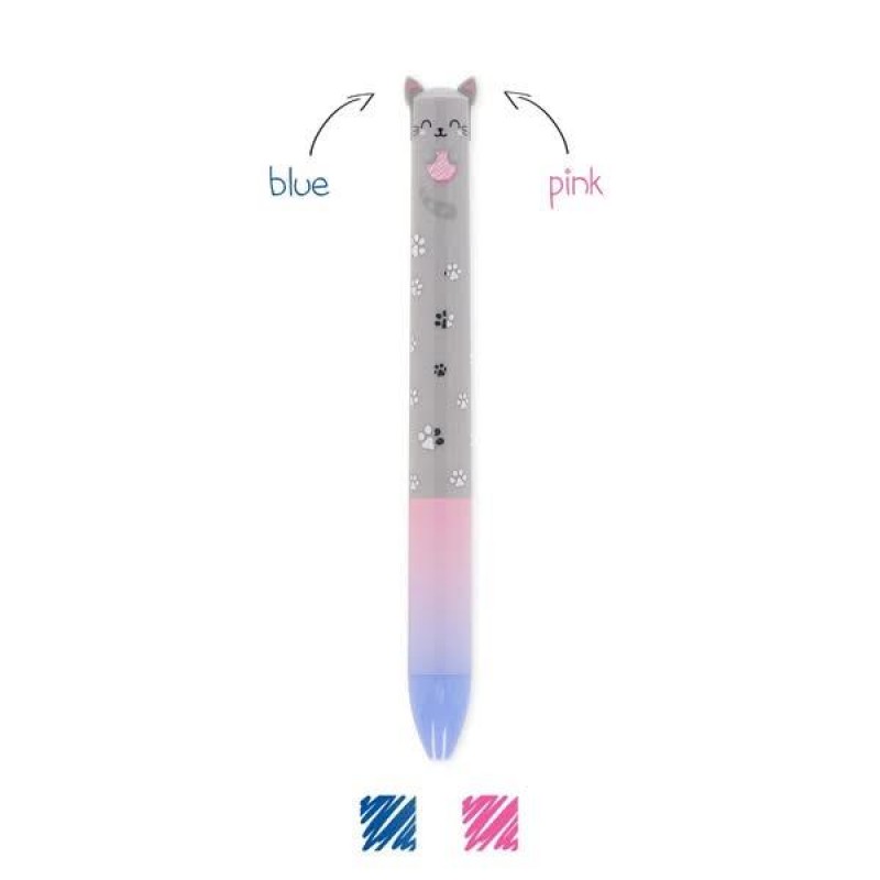 Legami Στυλό Ballpoint με 2 μύτες Click-Clack Kiity