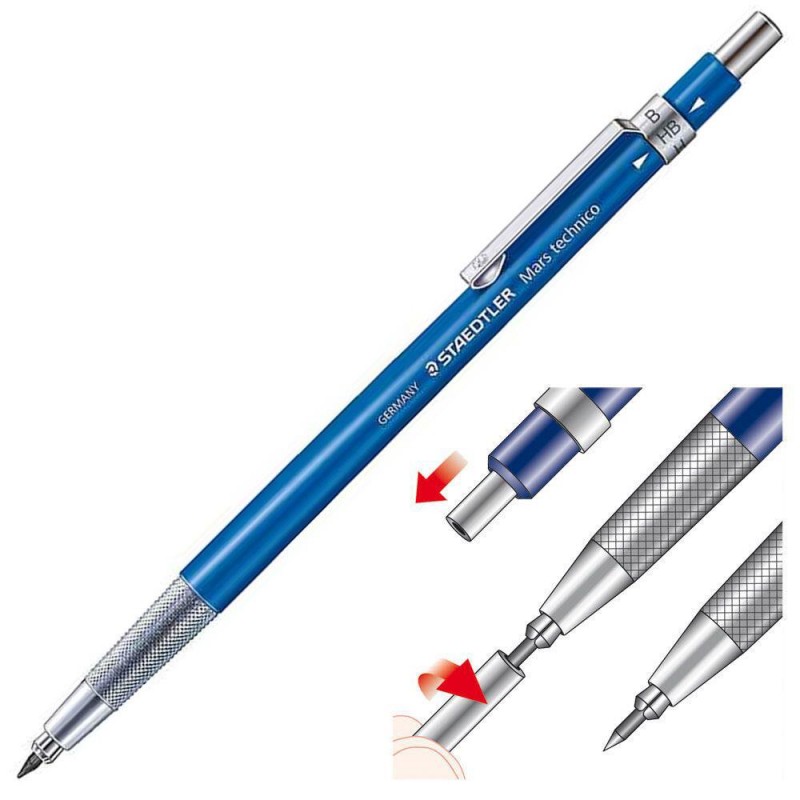 Μηχανικό Μολύβι με Ξύστρα Staedtler 780C 2mm