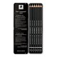 Staedtler Μεταλλική κασετίνα με 6 Μολύβια Mars Lumograph Black Staedtler Μεταλλική κασετίνα με 6 Μολύβια Mars Lumograph Black