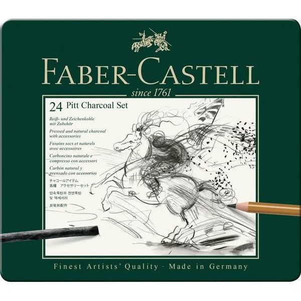 Faber Castell Σετ Σχεδίου με Κάρβουνα και αξεσουάρ 24τεμ Faber Castell Σετ Σχεδίου με Κάρβουνα και αξεσουάρ 24τεμ