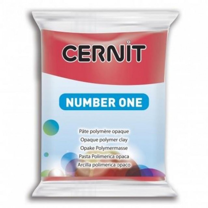 Cernit 56gr Number One No 463 X-Mas Red