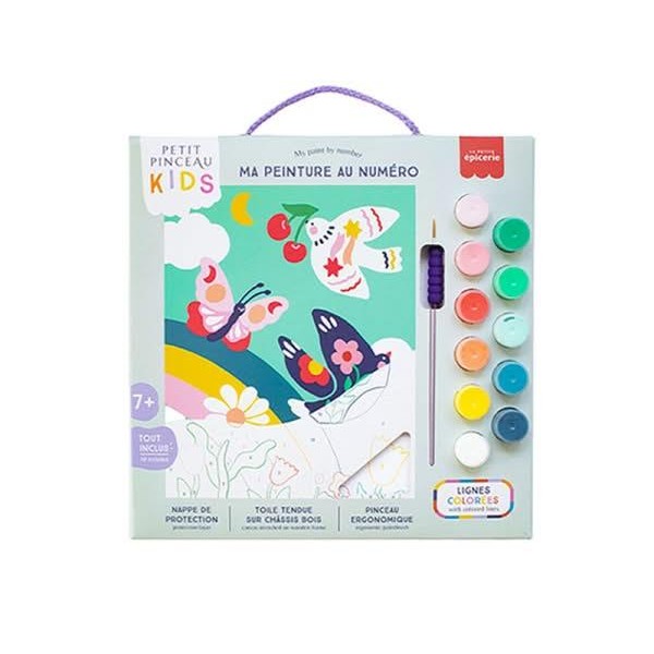 Petit Pinceau Ζωγραφική με Αριθμούς για Παιδιά Ανοιξιάτικη Σκηνή
