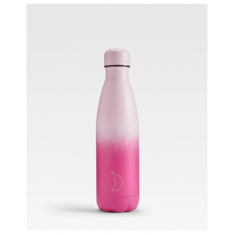 Chillys Bottle 500ml Gradient Rose Blush Chillys Bottle 500ml Gradient Rose Blush