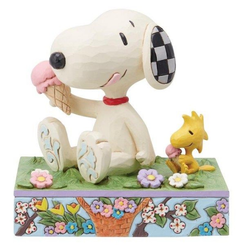 Φιγούρα Snoopy A Summertime Treat Eating Ice cream 13cm