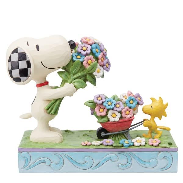 Φιγούρα Snoopy and Woodstock Picking Flowers 15,5cm Φιγούρα Snoopy and Woodstock Picking Flowers 15,5cm
