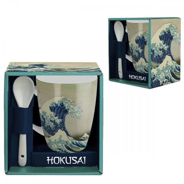 Κούπα “Vague” Hokusai Με Κουταλάκι 300ml