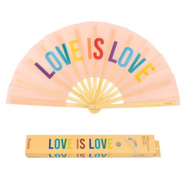 Fisura Βεντάλια XXL Love Is Love Rainbow