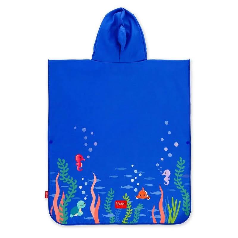 Legami Towelling Poncho For Kids Shark