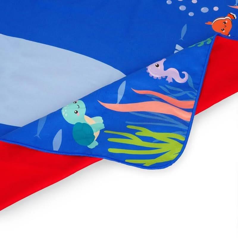 Legami Towelling Poncho For Kids Shark