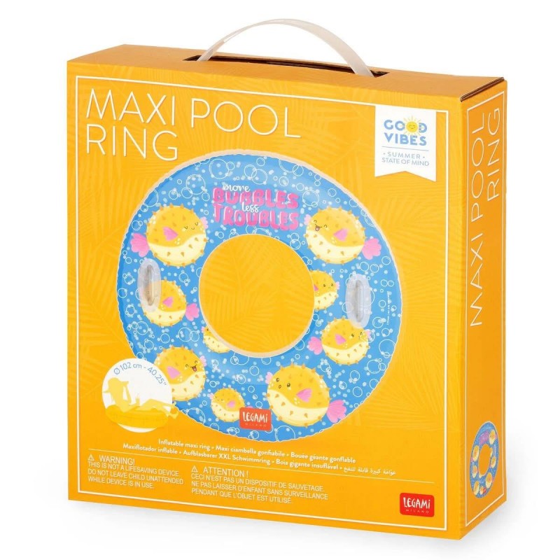 Legami Maxi Pool Ring Pufferfish