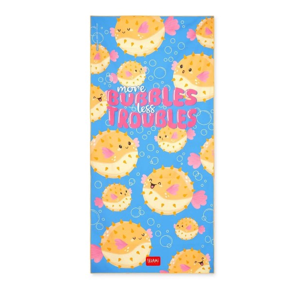 Legami Beach Towel Pufferfish