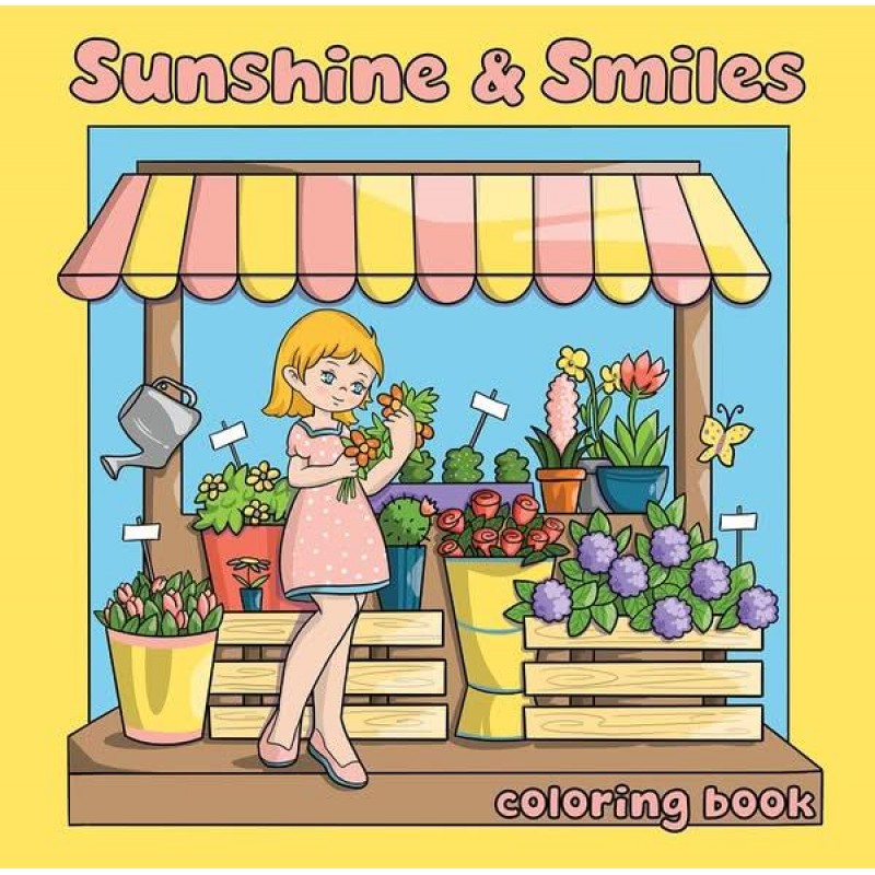 Βιβλίο Ζωγραφικής Sunshine and Smiles