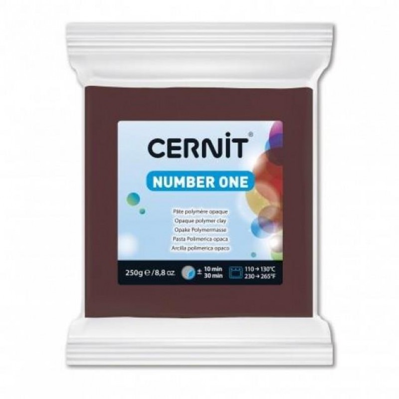 Cernit 250gr Number One No 800 Brown