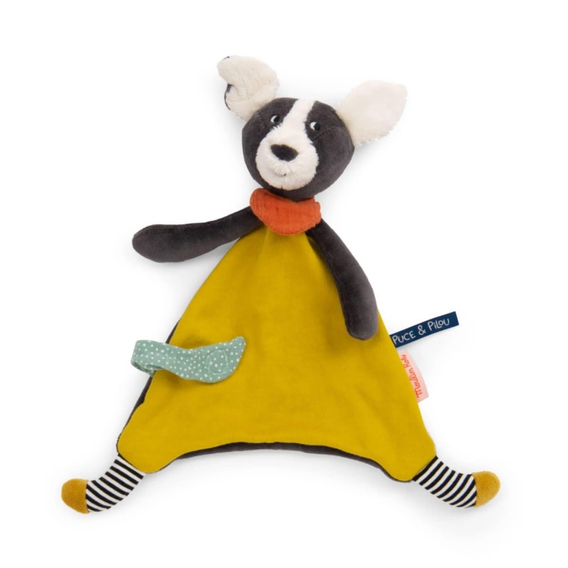 Moulin Roty Πανάκι Αγγαλιάς Σκυλάκι Κίτρινο