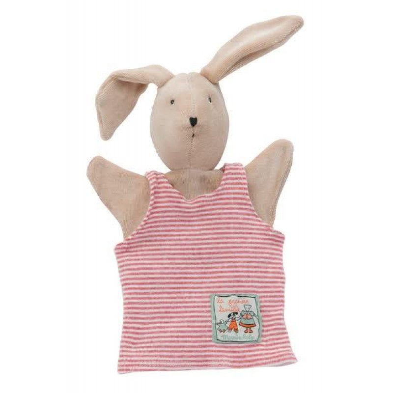 Moulin Roty Γαντόκουκλα Λαγουδίνα Ρόζ Moulin Roty Γαντόκουκλα Λαγουδίνα Ρόζ