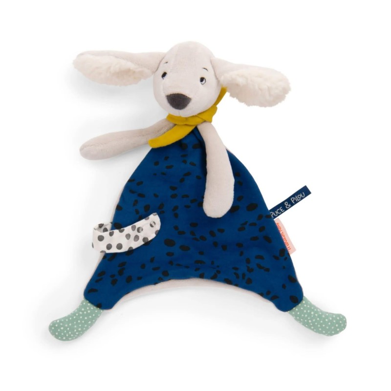Moulin Roty Πανάκι Αγγαλιάς Σκυλάκι Μπλέ Moulin Roty Πανάκι Αγγαλιάς Σκυλάκι Μπλέ