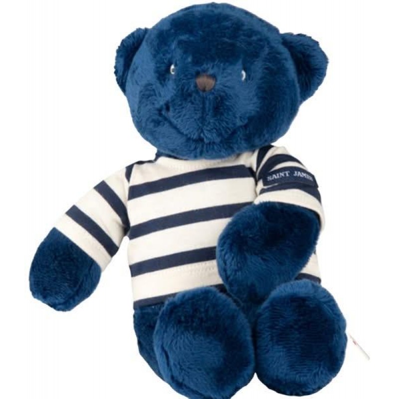 Moulin Roty Λούτρινο Αρκουδάκι Μπλέ 30cm