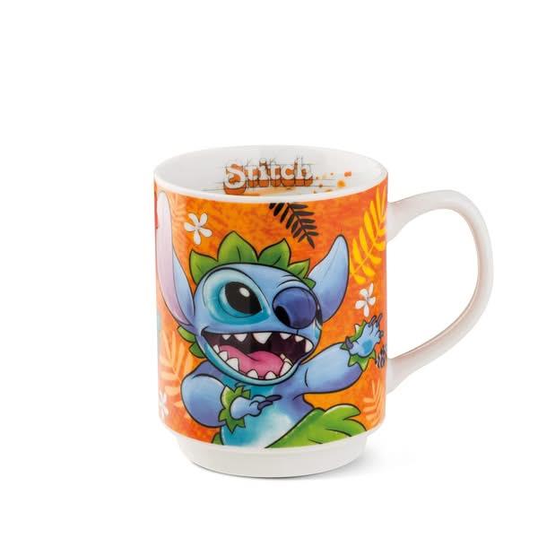 Disney Stitch Κούπα Πορτοκαλί 350ml