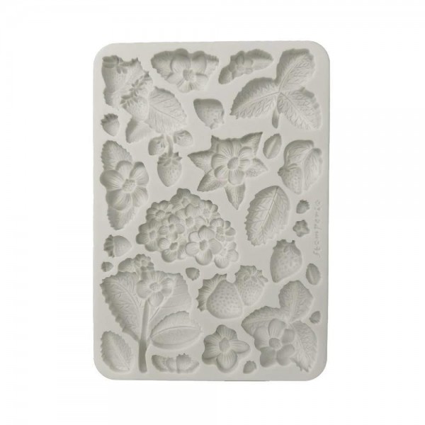 Stamperia Εύκαμπτα Καλούπια Σιλικόνης A5 Hidden Grove Strawberries