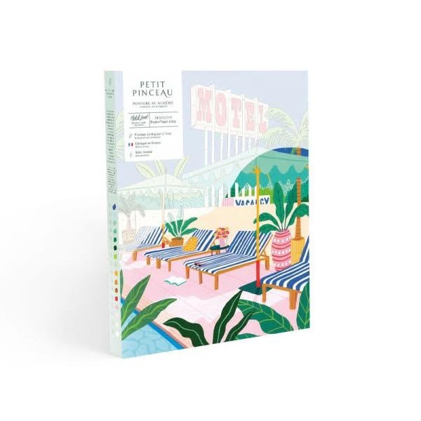 Petit Pinceau Ζωγραφική με Αριθμούς Η Πισίνα του Μοτέλ Από την Jessica Smith