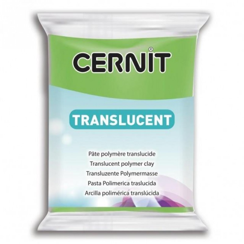Cernit 56gr Translucent No 605 Lime green