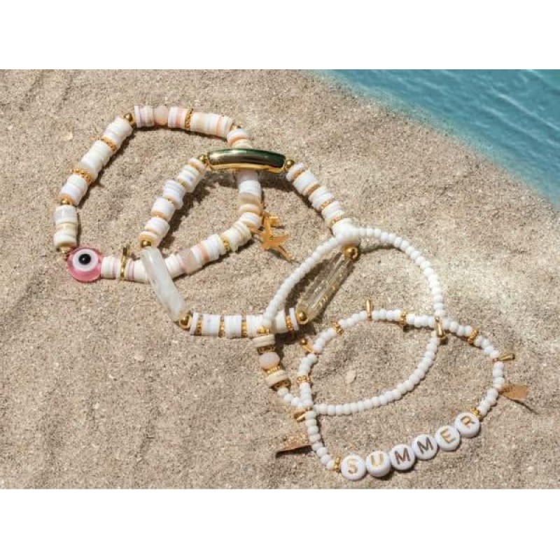 DIY Σετ Βραχιόλια από Χάντρες Heishi DIY Σετ Βραχιόλια από Χάντρες Heishi