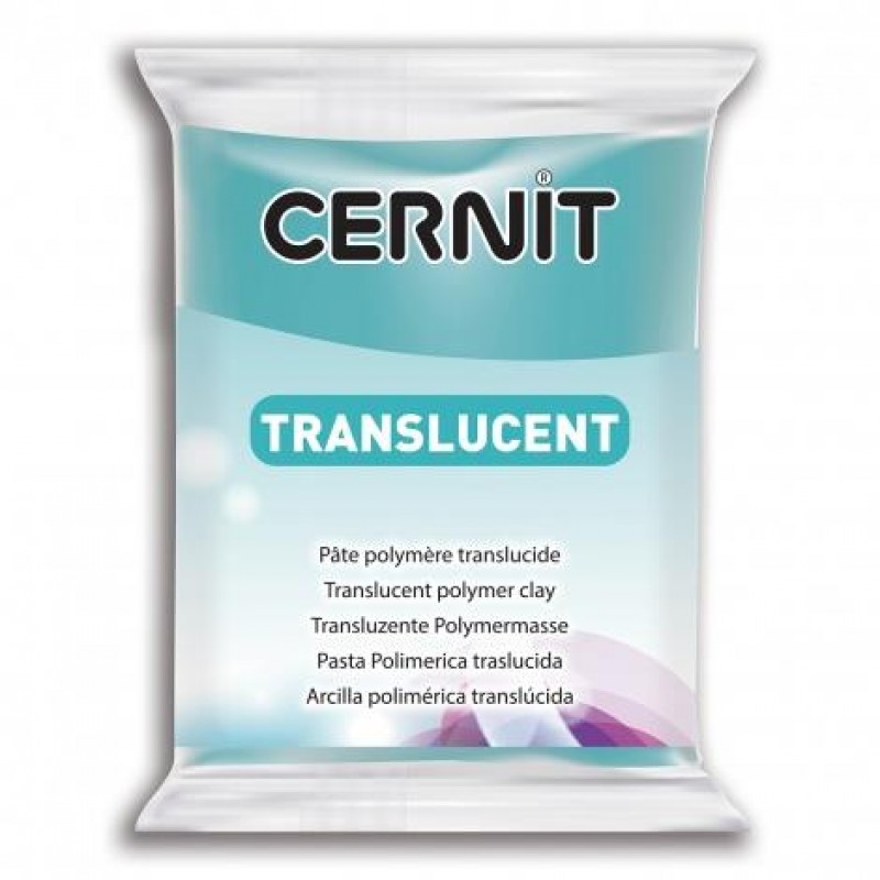 Cernit 56gr Translucent No 280 Turquoise blue