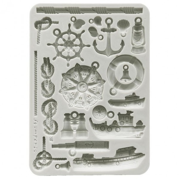 Stamperia Εύκαμπτα Καλούπια Σιλικόνης A5 Silent Sea Rudders and Boats Stamperia Εύκαμπτα Καλούπια Σιλικόνης A5 Silent Sea Rudders and Boats