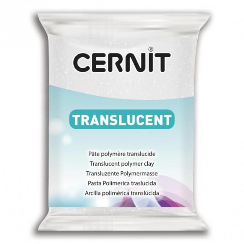 Cernit 56gr Translucent No 010 Glitter white