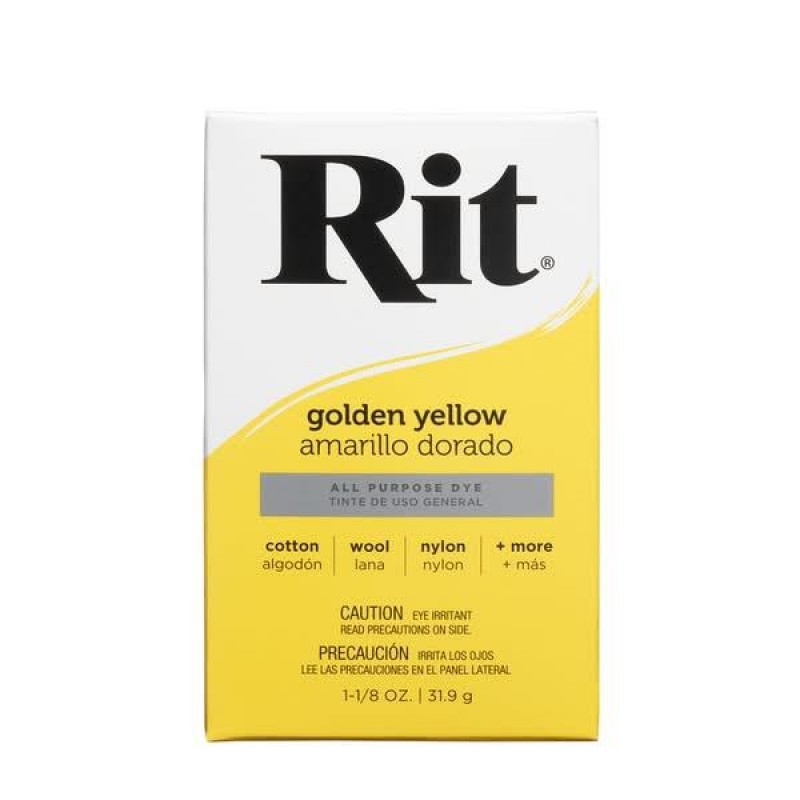 Rit Dye Powder Golden Yellow