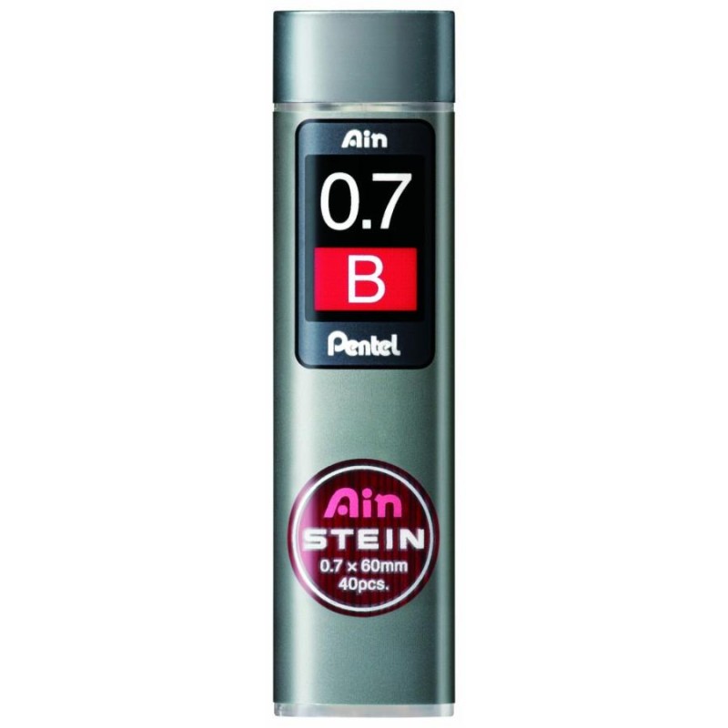 Pentel Μύτες Μηχανικού Μολυβιού Ain Stein 0.7 B
