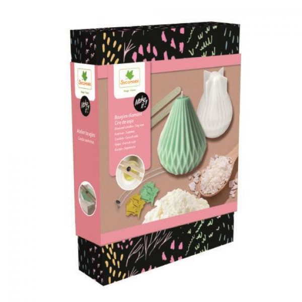 Κατασκευή με Κερί Σόγιας – Διαμάντι Κατασκευή με Κερί Σόγιας – Διαμάντι