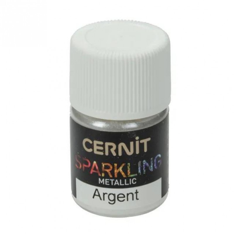 Cernit 3gr Sparkling Μεταλλική Πούρδα που Ψήνεται No 80 Ασημί