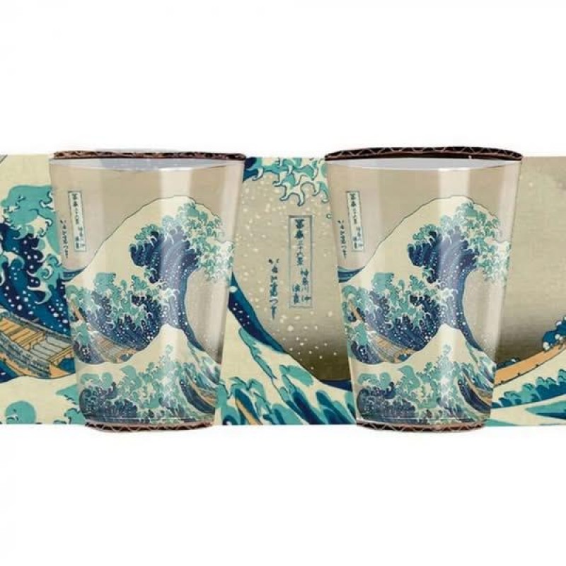 Σετ 2 Σφηνάκια “Vague” Hokusai 6,5x13cm