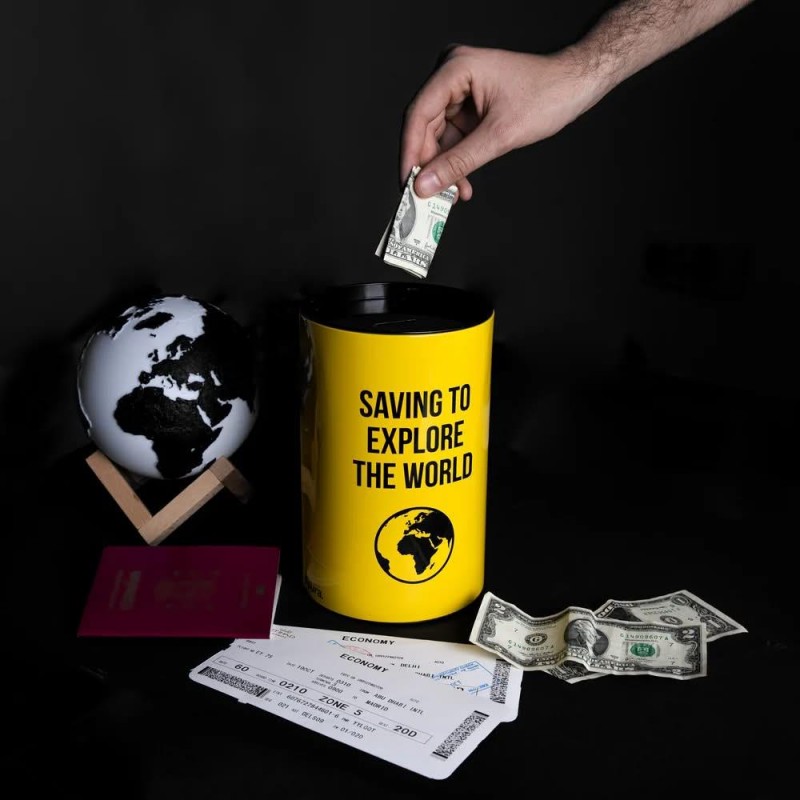 Fisura Money Box XL Saving To Explore The World