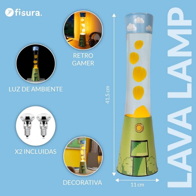 Fisura Tower Lava Lamp Gamer