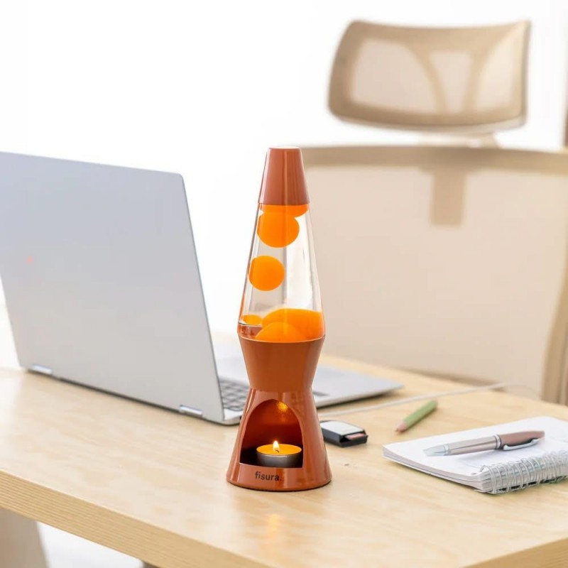 Fisura Tea Light Lava Lamp Terracota Fisura Tea Light Lava Lamp Terracota