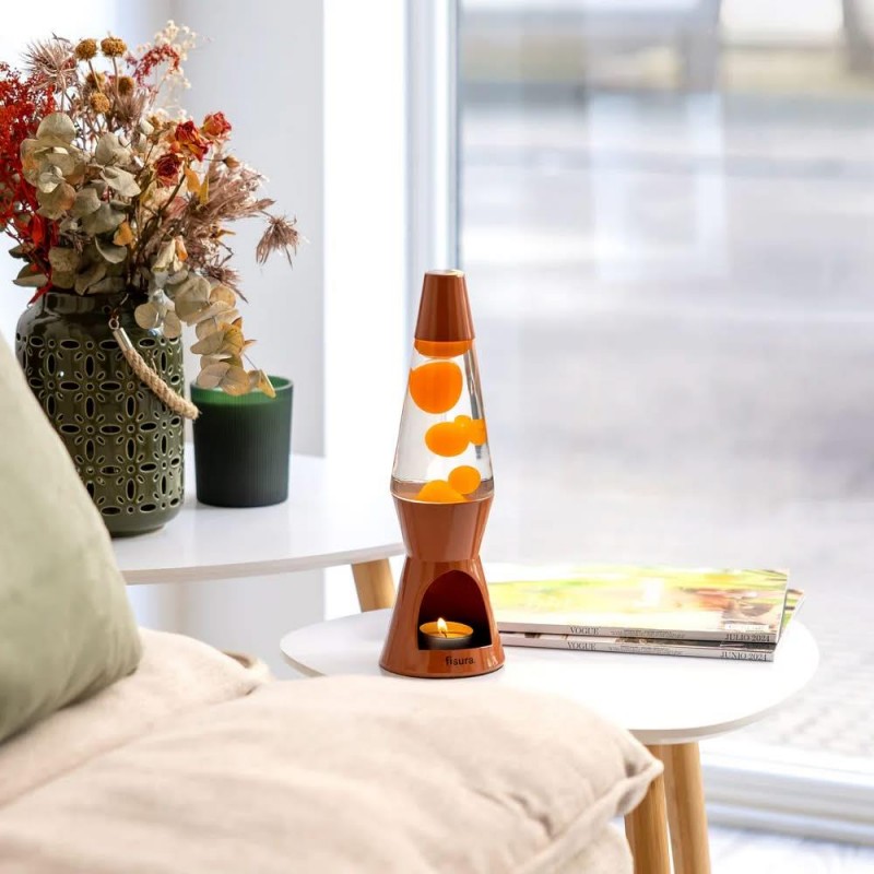 Fisura Tea Light Lava Lamp Terracota Fisura Tea Light Lava Lamp Terracota