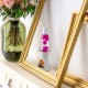 Fisura Tea Light Lava Lamp White Pink
