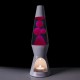 Fisura Tea Light Lava Lamp White Pink