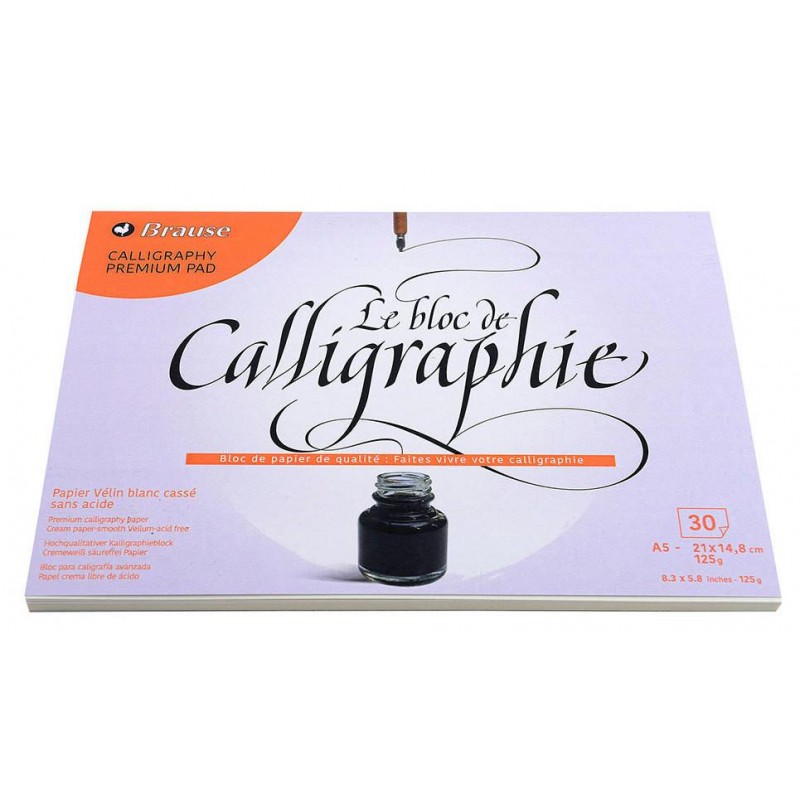 Brause Μπλοκ Calligraphy 30 φύλλων A5 (14,8x21cm) 125gr