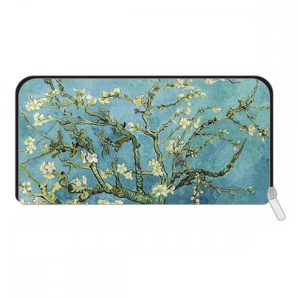 Πορτοφόλι Με Φερμουάρ “Les Amandiers” Van Gogh 19x10 cm