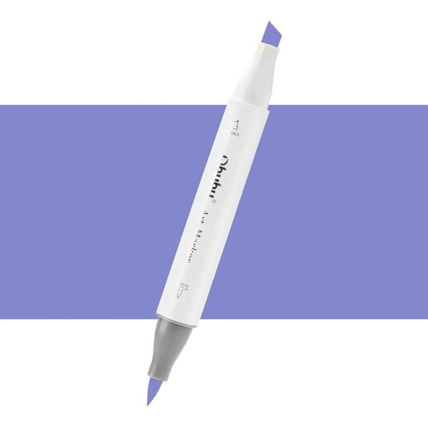 Ohuhu Honolulu Μαρκαδόρος Αλκοόλης Διπλή Μύτη (Πινέλο-Πλακέ) No V370 Blue Bell Ohuhu Honolulu Μαρκαδόρος Αλκοόλης Διπλή Μύτη (Πινέλο-Πλακέ) No V370 Blue Bell